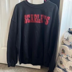 scarlets crew neck